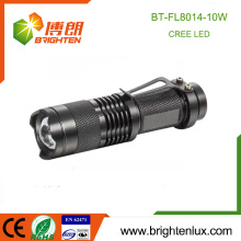 Factory Supply 1 * 18650 Batterie Tactical Aluminium Multi Function Beam Zoom réglable Power Style Rechargeable Cree led Torch